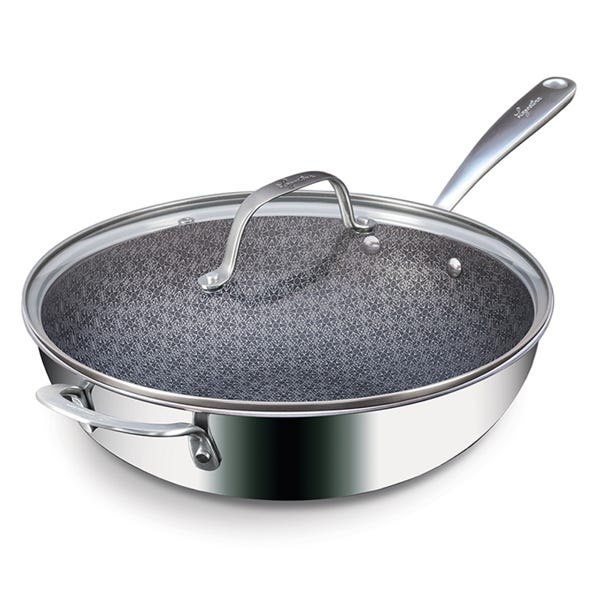 Lagostina Resist Clad wok with helper 30 cm - Effortless Cooking, Perfect  Results