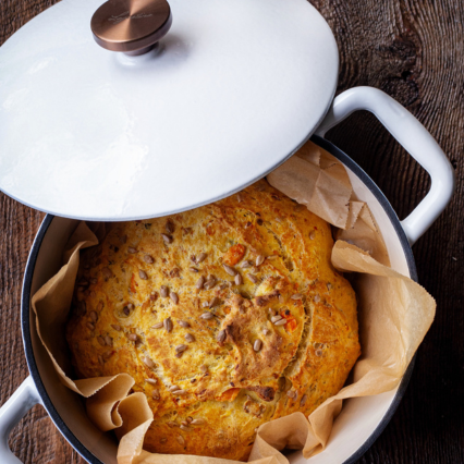 Caramelized Sweet Potato, Onion and Oregano Rustic Bread 