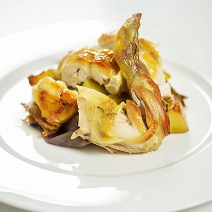 Maple Syrup Glazed Cockerel
