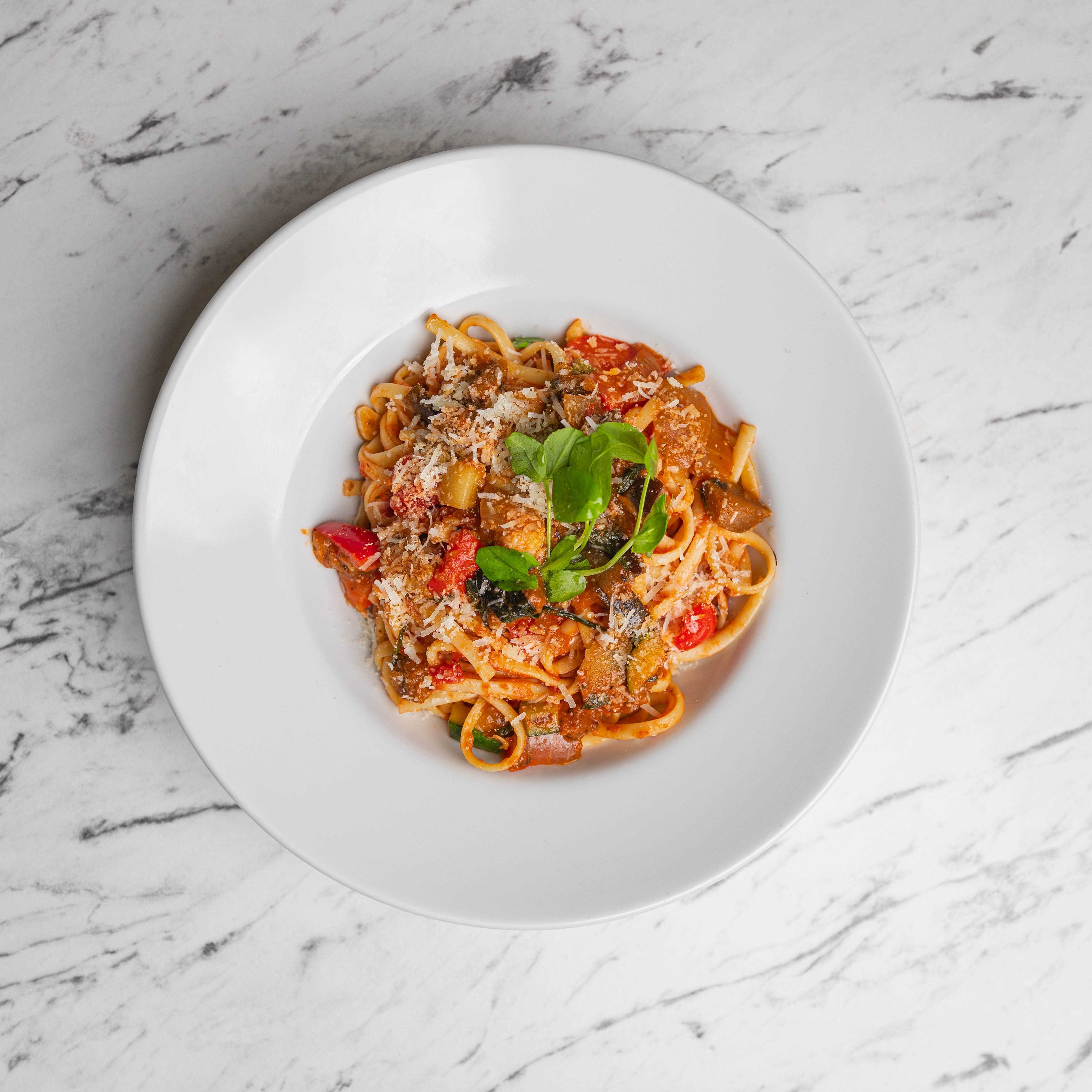 Linguine with Zesty Tomato