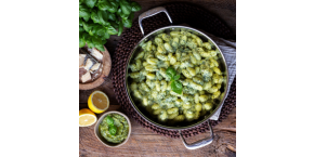 Gnocchi à la Ricotta Fraîche, aux Herbes et au pPsto de Pistaches