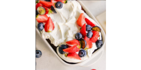Chocolate Cake with Whipped Cream & Berries