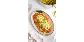 Spring Pesto Pasta with Crispy Prosciutto